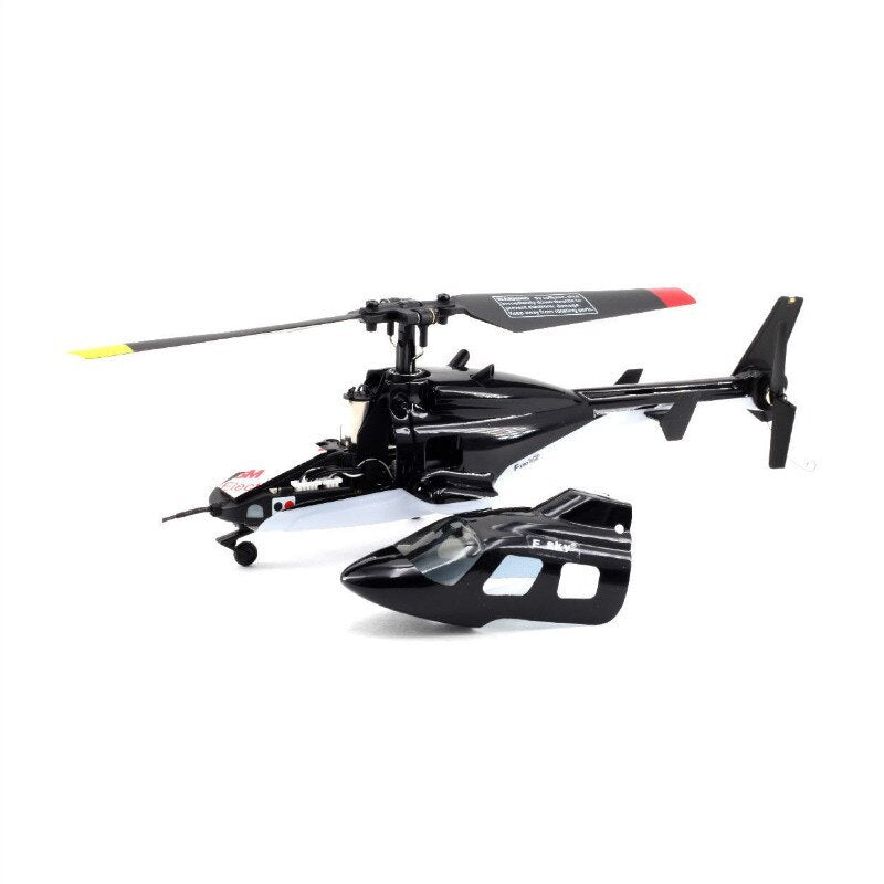 Flybarless four-channel remote control helicopter