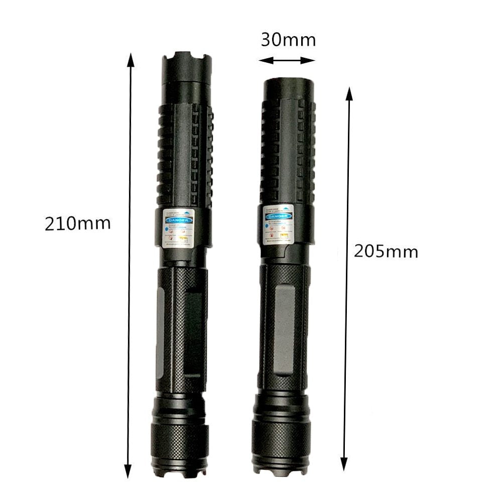 High Power Powerful Blue Laser Torch Flashlight Burning Match Burn Light Cigars Candle 450nm Focusable Blue Laser Pointers
